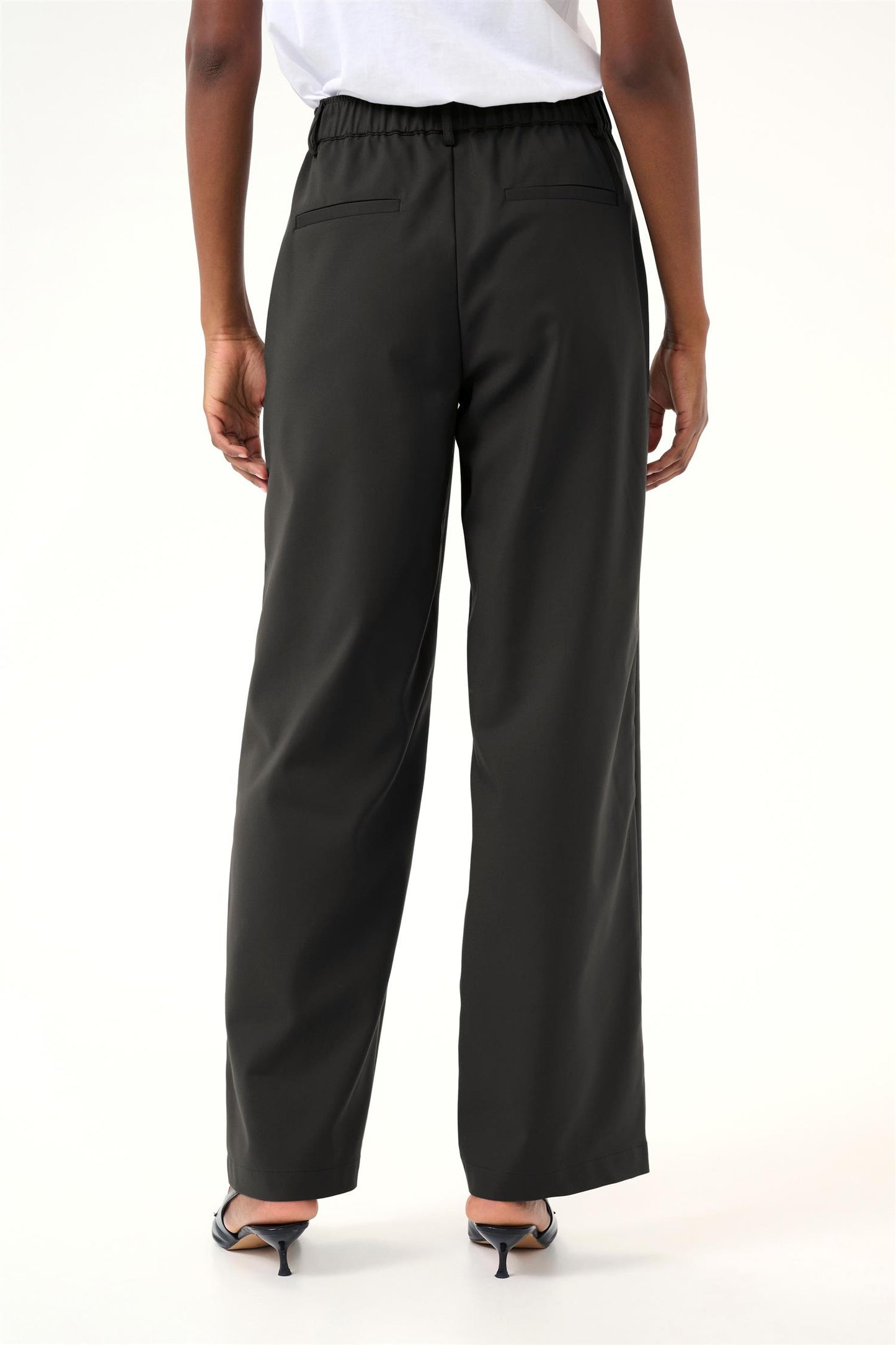 Kaffe Clothing KAloraine Wide Pants Black Oyster