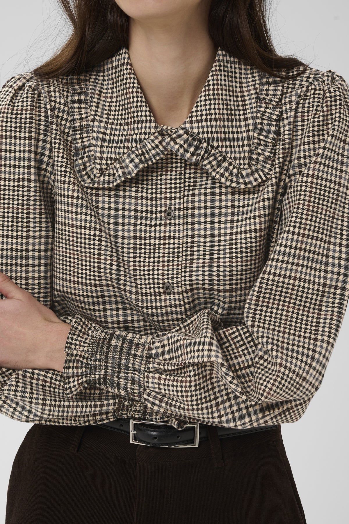 Culture CUbirsen Shirt Black Check