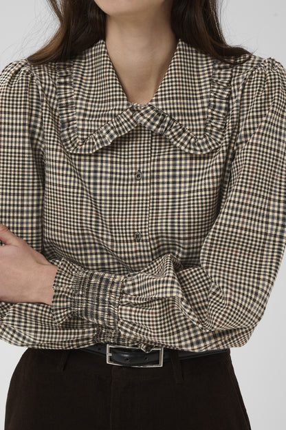 Culture CUbirsen Shirt Black Check