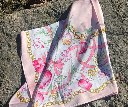 Nora Norway Scarf Summer Tulip Pink