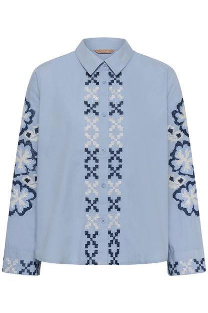 Culture CUbreezy Shirt Forever Blue/Whitecap