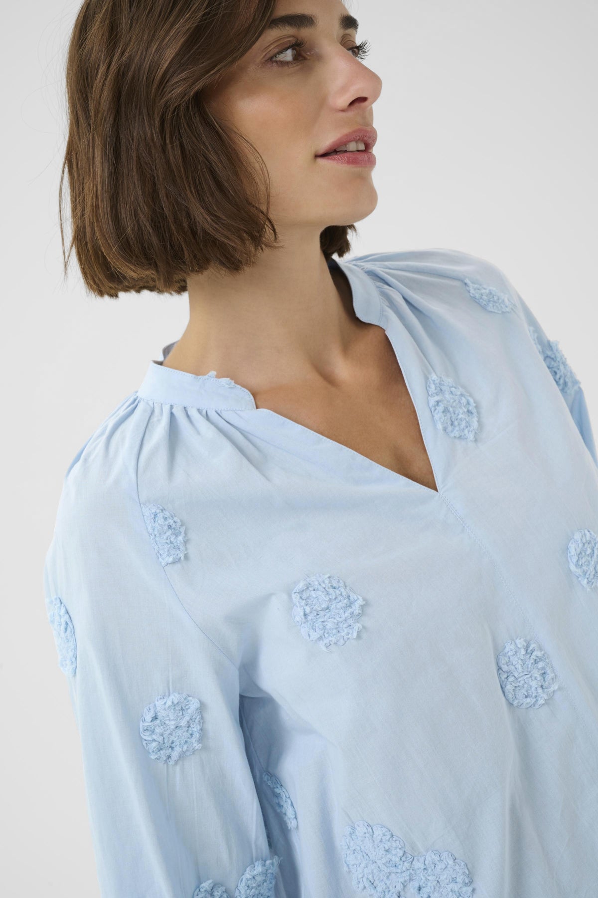 Culture CUclover Blouse Cashmere Blue