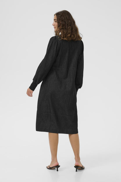 Culture CUallura Arpa Rib Dress Black Wash