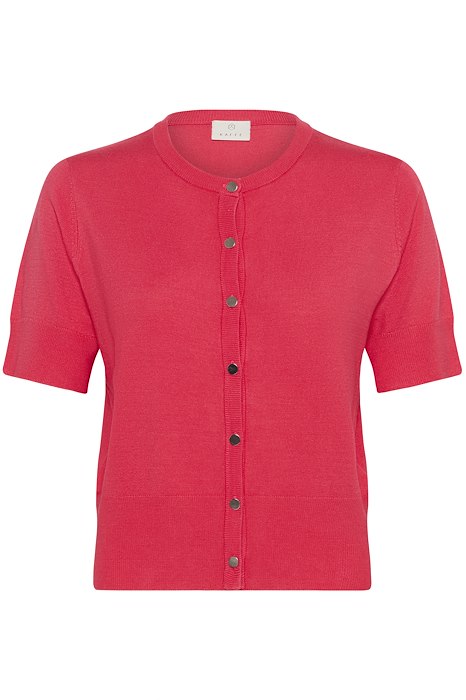 Kaffe Clothing KAlizza Short Sleeve Cardigan Rasberry