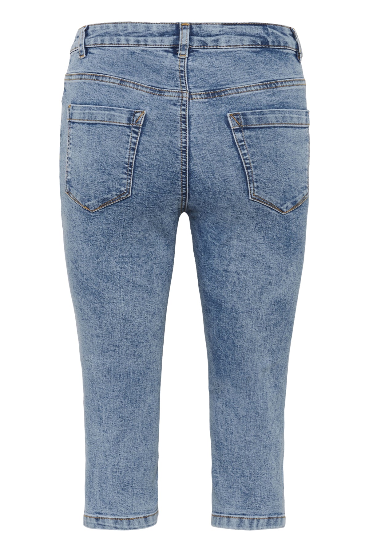 Kaffe Clothing KAvilma Capri Jeans Washed Blue Denim