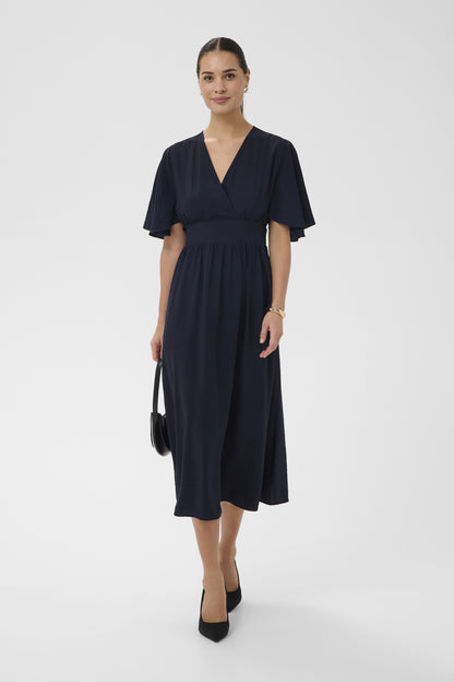 Kaffe Clothing KAsirena Long Dress Midnight Marie