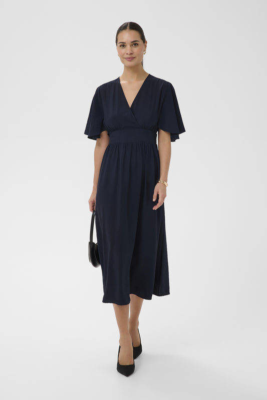 Kaffe Clothing KAsirena Long Dress Midnight Marie