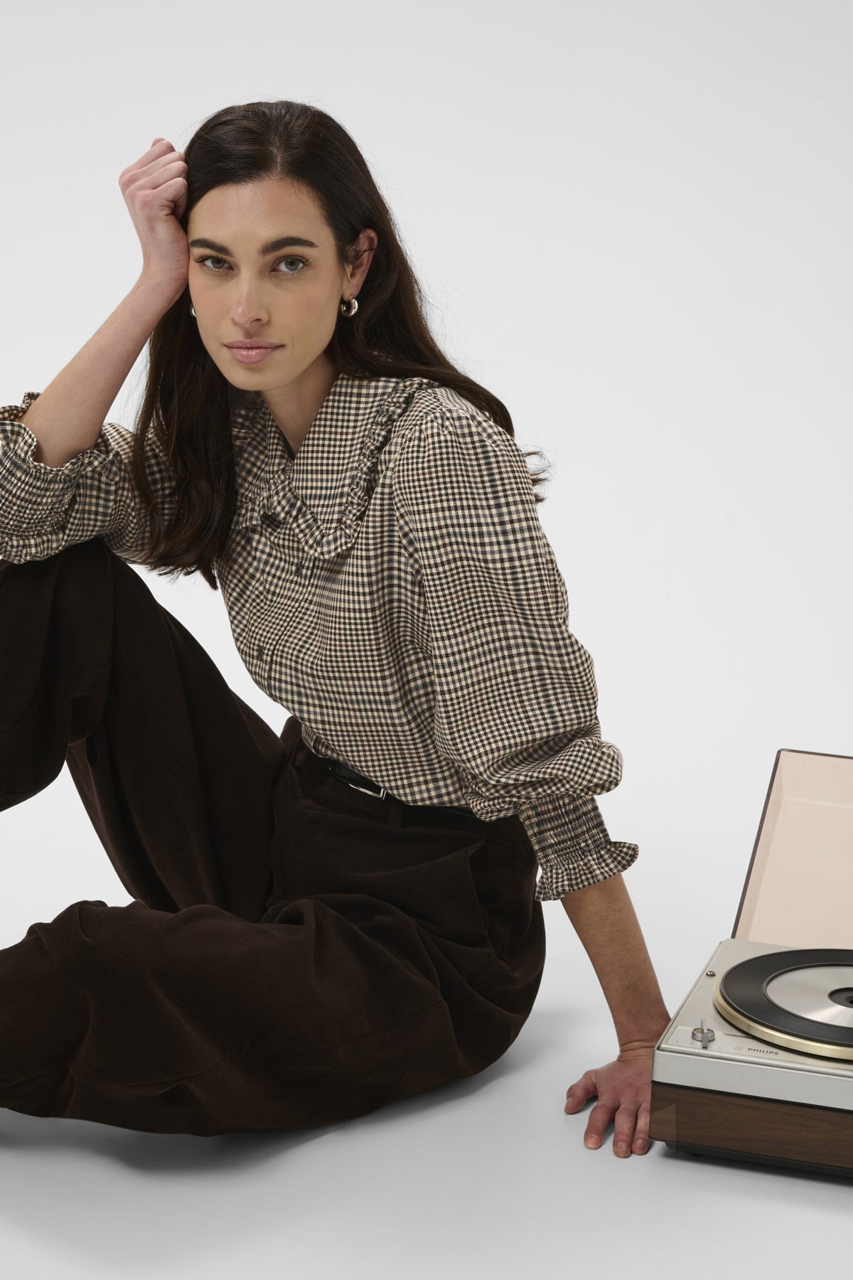 Culture CUbirsen Shirt Black Check