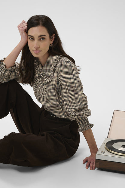 Culture CUbirsen Shirt Black Check