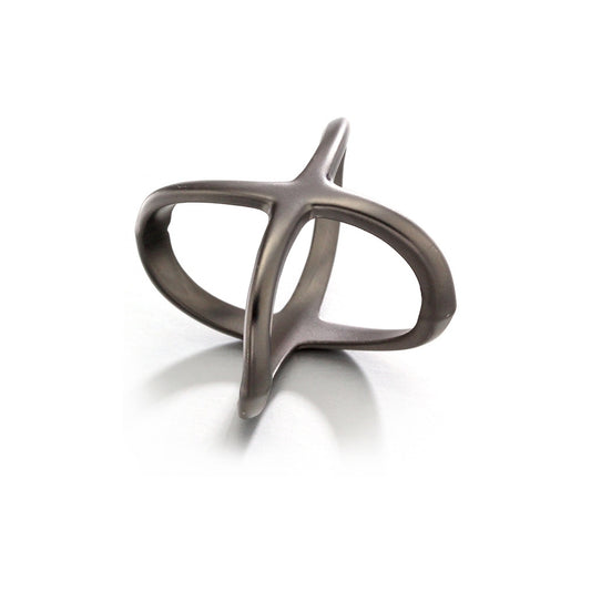 Skjerf klemme - Matt Gun Metal