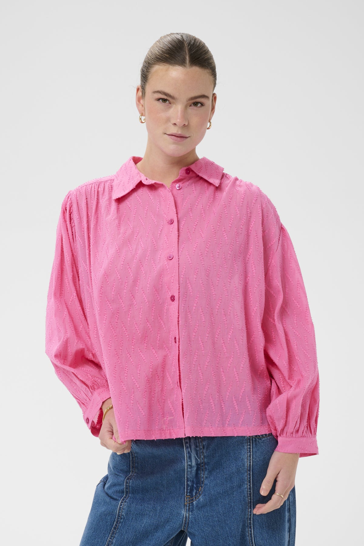 Kaffe Clothing KAgabriela Shirt Pink Power