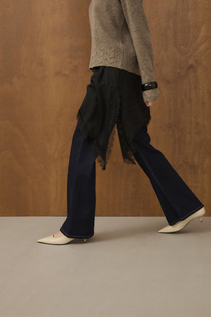 Culture CUmonia Vneck Pullover Falcon Melange