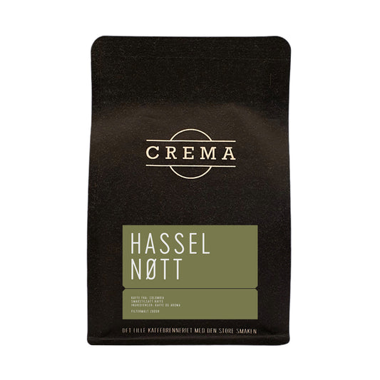 Crema Kaffe Hasselnøtt Hele Bønner