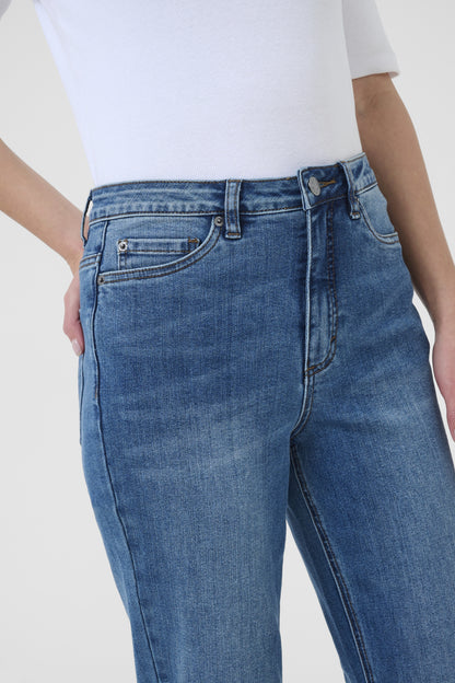 Kaffe Clothing KAforest HW Slim Fit Jeans Medium Blue Denim 34"