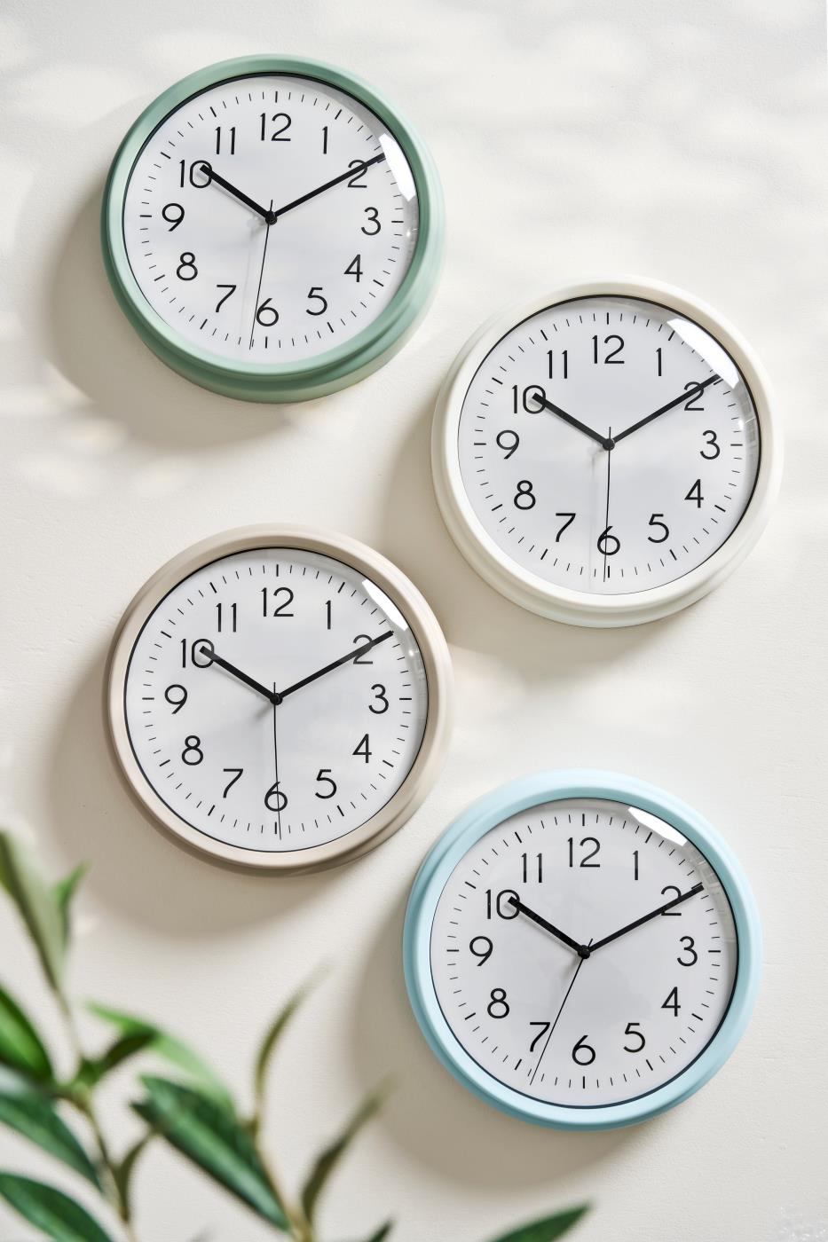 Ib Laursen Veggklokke Beige