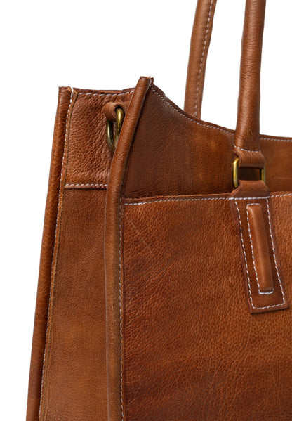 RE:DESIGN Skinnveske Halma Workbag Walnut 100% Skinn