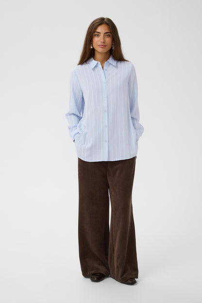 Culture CUarin Shirt Blue/White Stripe