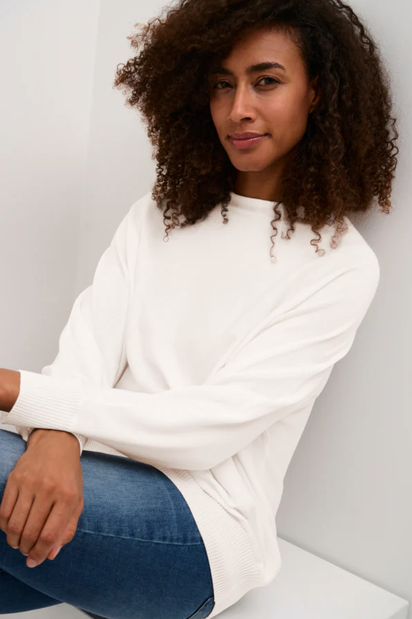 Culture CUannemarie Batwing Jumper Spring Gardenia