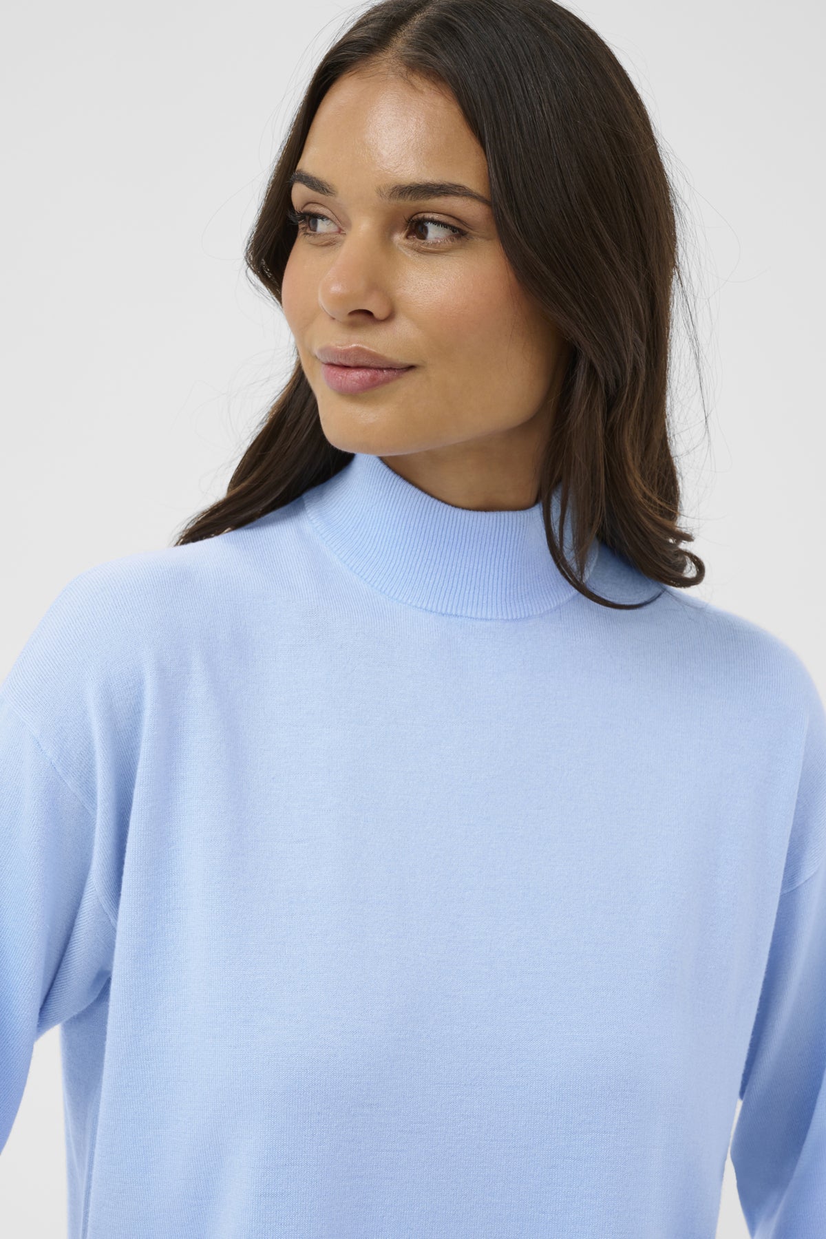 Kaffe Clothing KAlizza Turtleneck Powder Blue