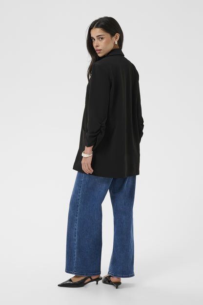 Kaffe KAphoebe – Sort blazer med 3/4-ermer