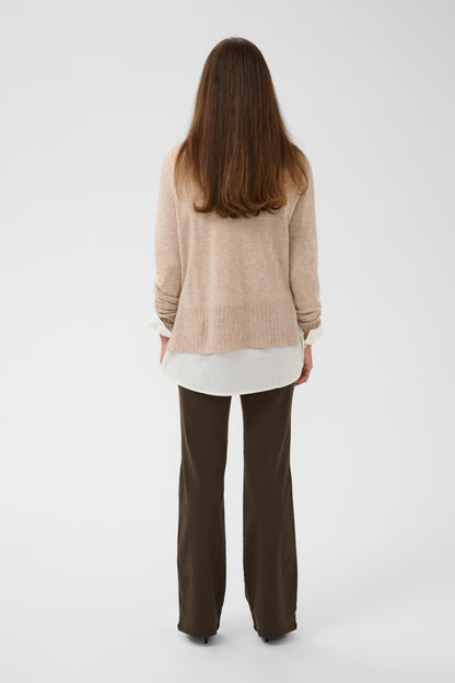 Culture CUbengtha Long Flare Pants Denitasse