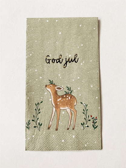 Trend Servietter «God jul» rådyr