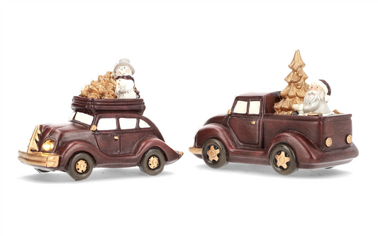 Alot LED Dekorasjonsbil (1 stk assortert)