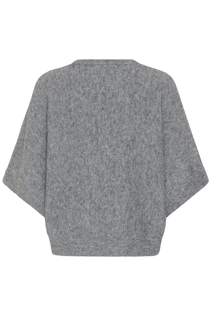 Kaffe Clothing KAbetty Wing SL Pullover Grey Melange