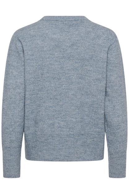 Kaffe Clothing KAniel Crew Neck Pullover Windward Blue