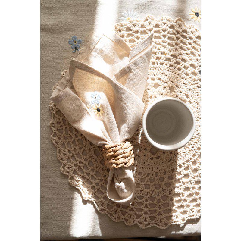 Fondaco Britta Dekkebrikke Offwhite Ø:38 Cm