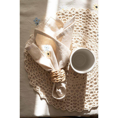 Fondaco Britta Dekkebrikke Offwhite Ø:38 Cm
