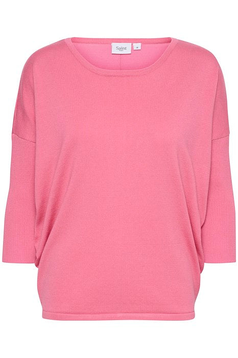 Saint Tropez MilaSZ R-Neck Pullover Chateau Rose