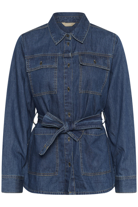 Culture CUlava Arpa Shirt Dark Blue Wash