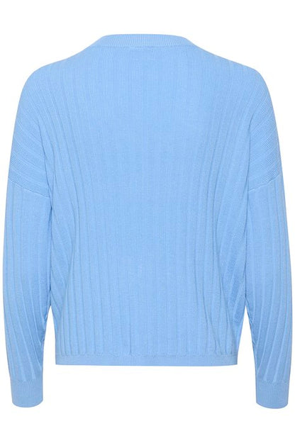 Kaffe Clothing KAlola Knit Pullover Vista Blue