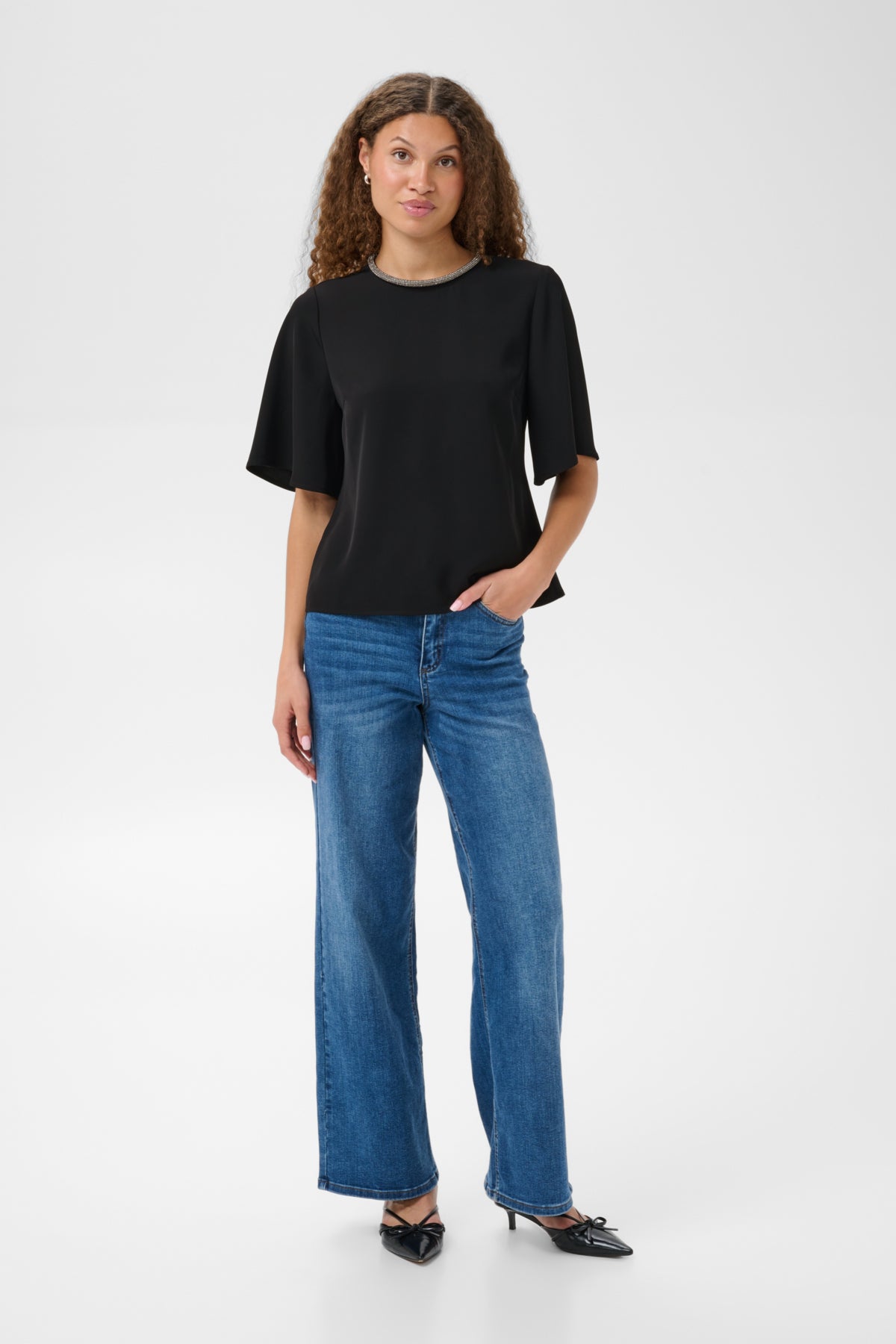 Kaffe Clothing KAalia Blouse Black Deep
