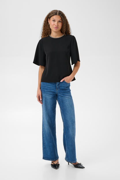 Kaffe Clothing KAalia Blouse Black Deep