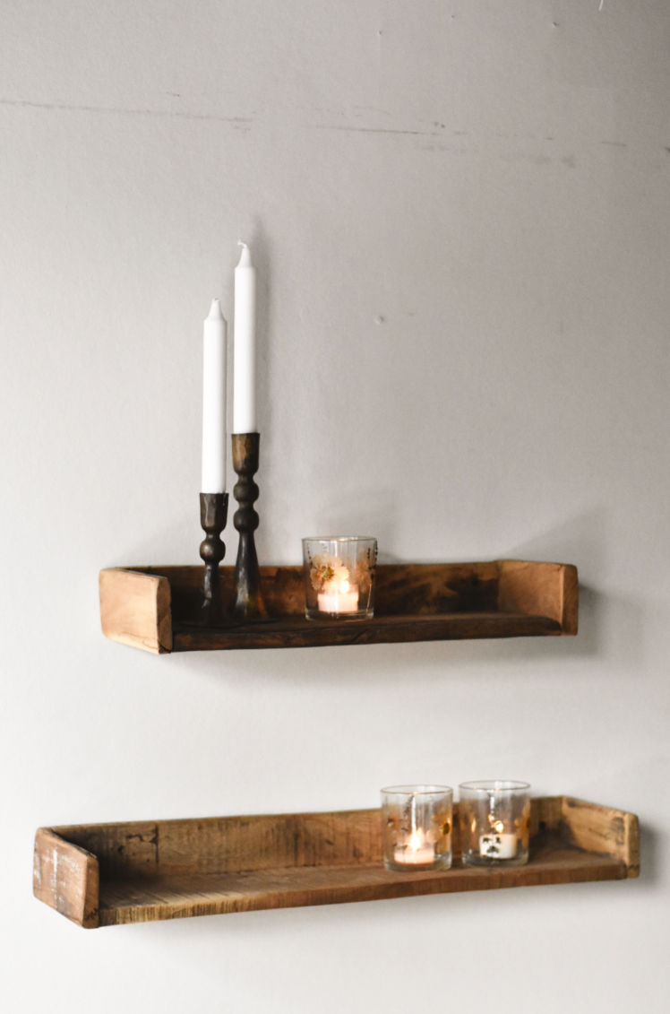 Trend Design Vegghylle i resirkulert tre b 60 cm/dybde 15cm