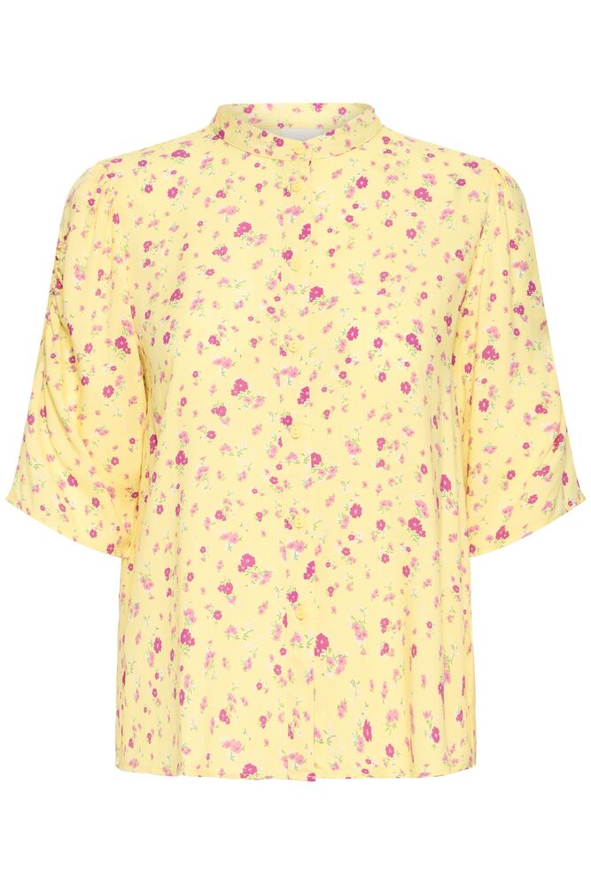 Ichi IHvera – Gul bluse med blomsterprint