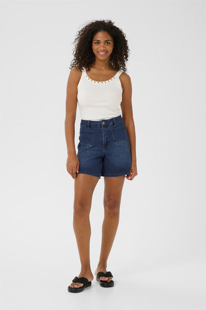 Kaffe Clothing KAkarla Denim Shorts Medium Blue Denim
