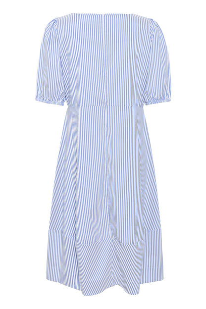 Culture CUabigail Puff SS Dress Mazarine Blue