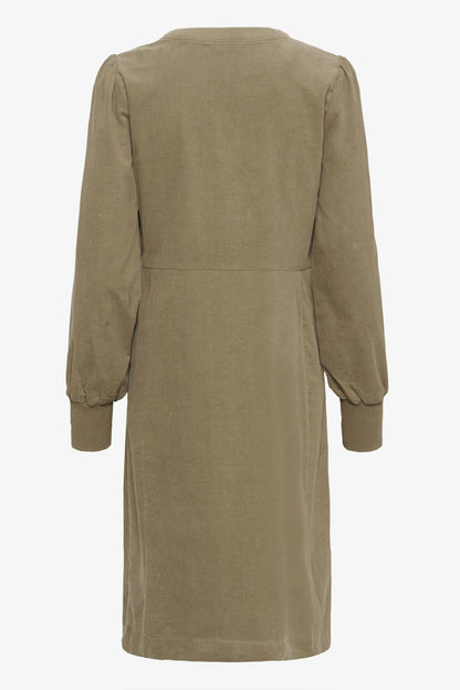 Culture CUula Rhaena LS Dress Timber Wolf