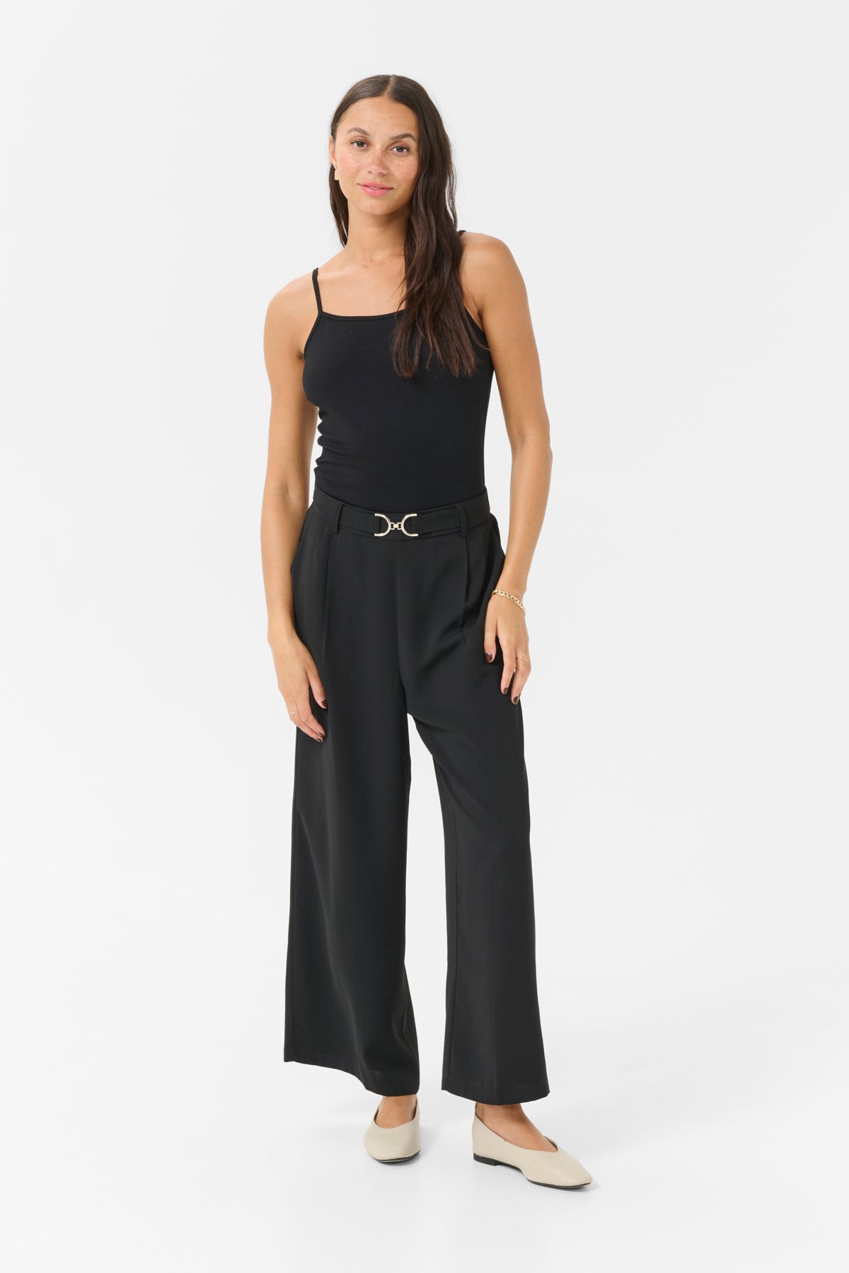 Kaffe Clothing KAillis Cropped Pants Black Deep