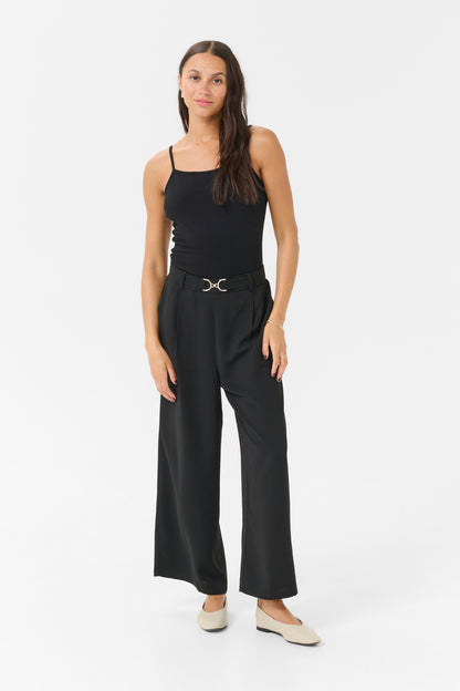 Kaffe Clothing KAillis Cropped Pants Black Deep