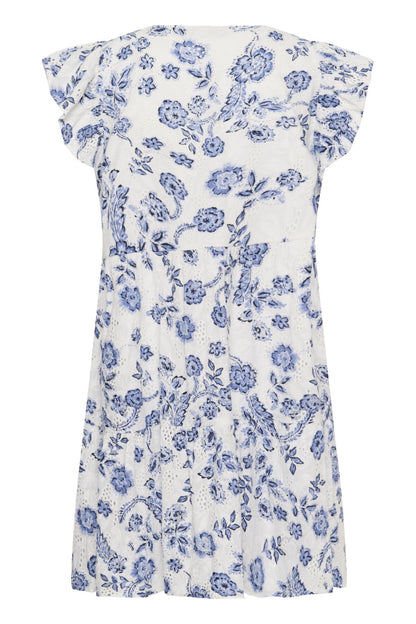 Kaffe Clothing KAluisa Dress - Chalk Midnight Flower