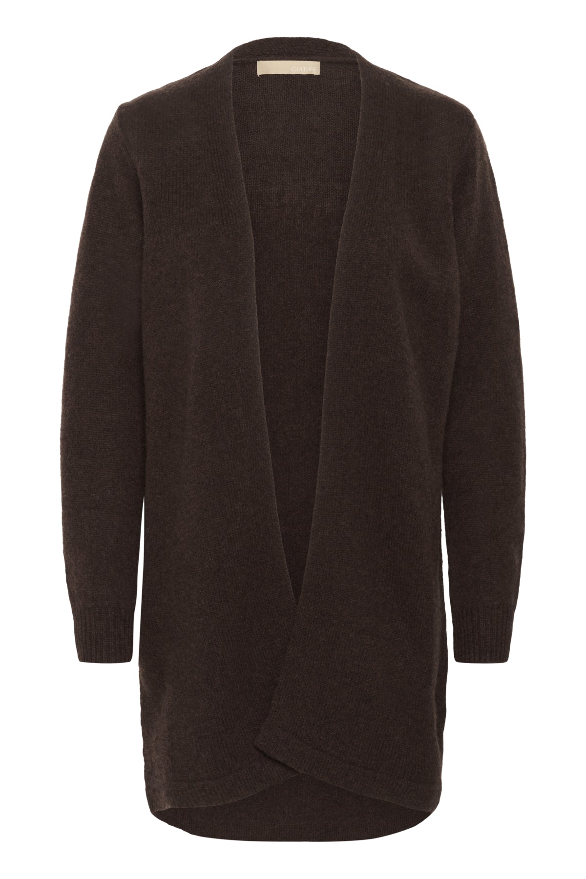 Culture CUasima KAtrina Long Cardigan Coffee Bean Melange