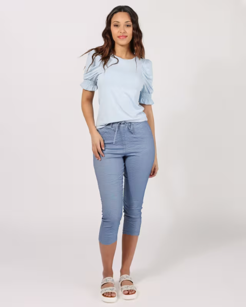 Floyd Geany Capri Uni Medium Jeans Blå
