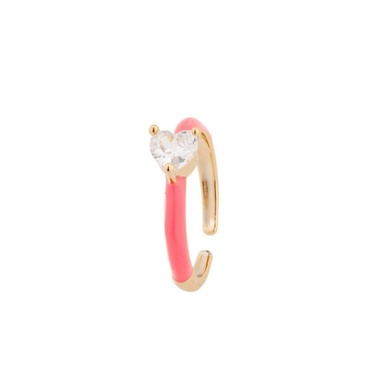 Nora Norway Positano Ring Gold Light Pink