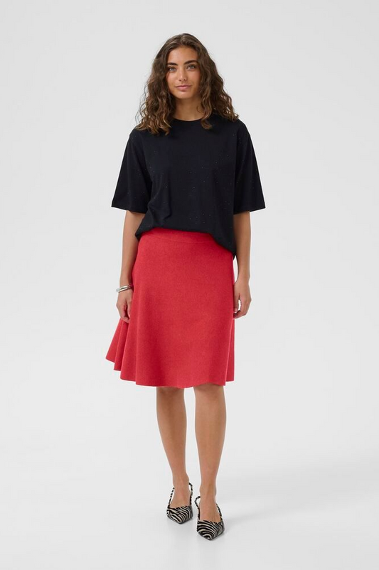 Culture CUannemarie Skirt Chili Pepper Melange