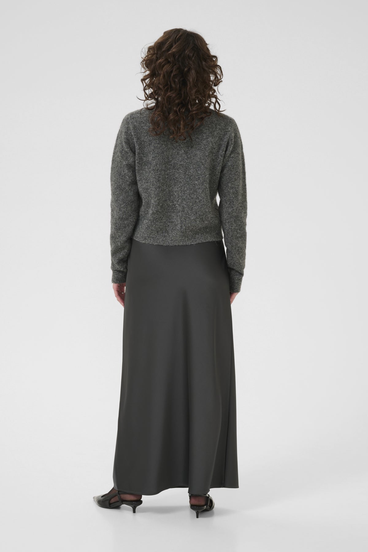 Kaffe Clothing KAroxy Cardigan Light Grey Melange