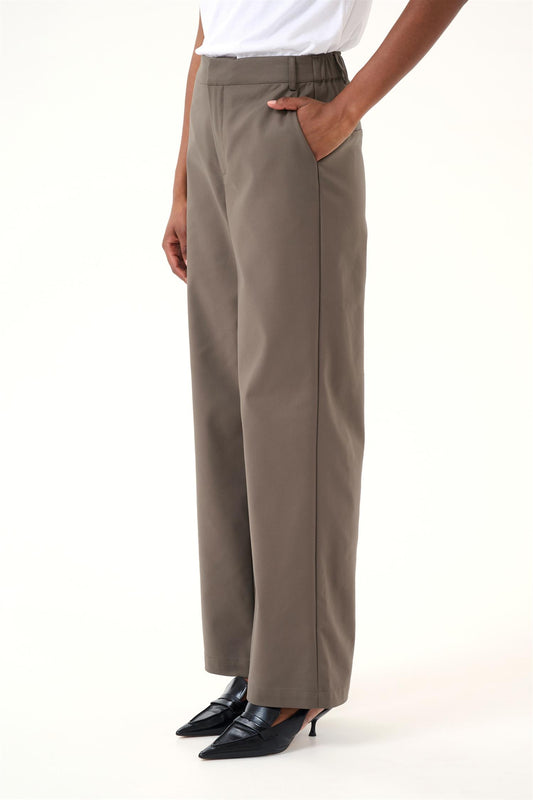 Kaffe Clothing KAloraine Wide Pants Major Brown